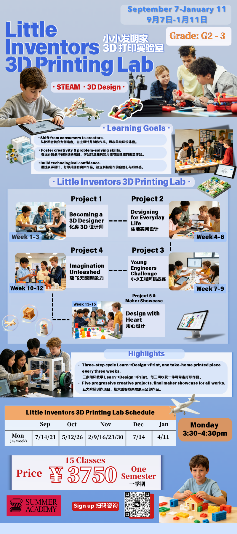 Little Inventors 3D Printing Lab