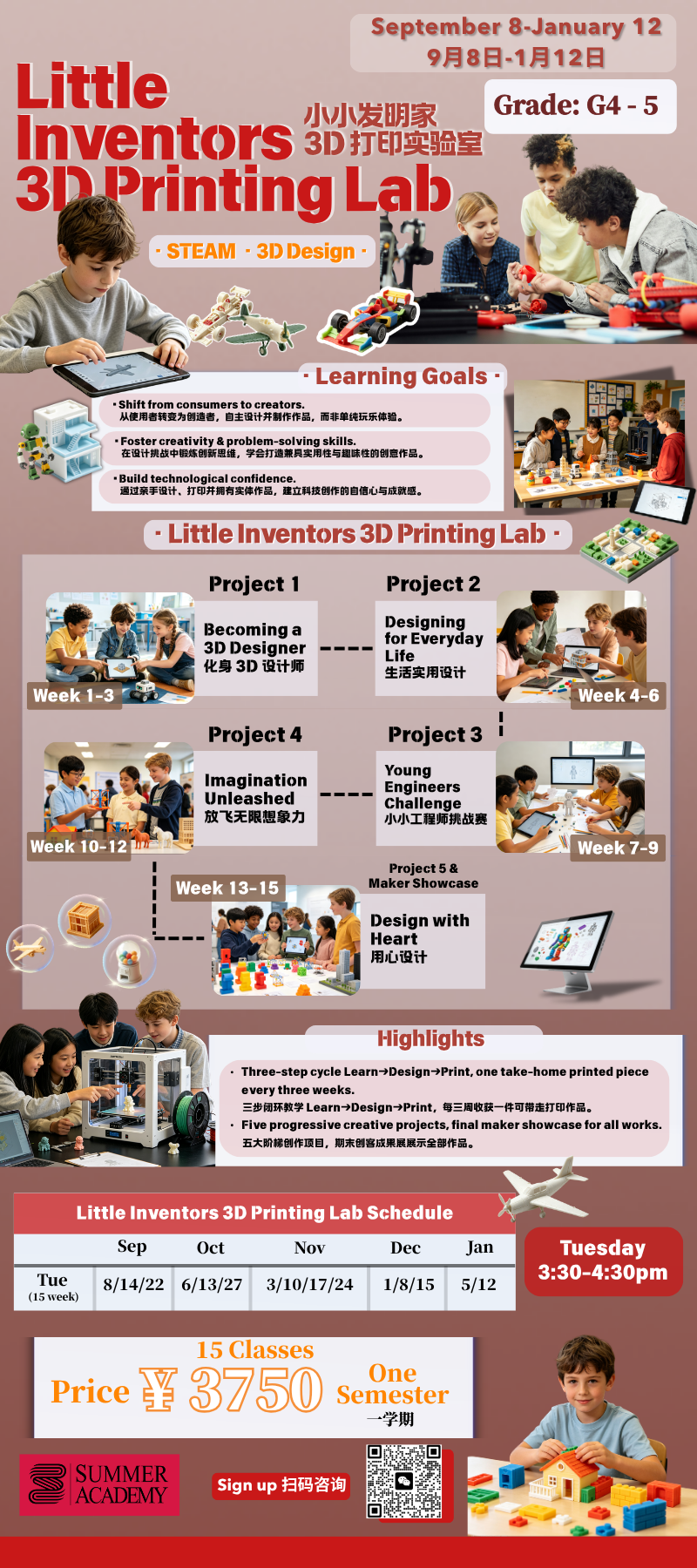 Little Inventors 3D Printing Lab