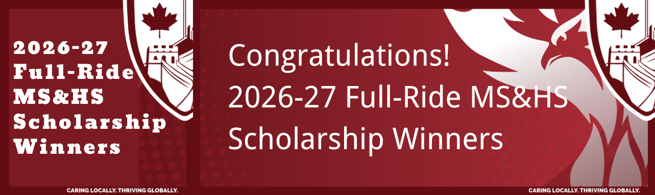 Congrats! 2026-27 ISNS Full-Ride and MS&HS Scholarship Winners | 祝贺2026-27学年全额奖学金及初高中奖学金获得者们
